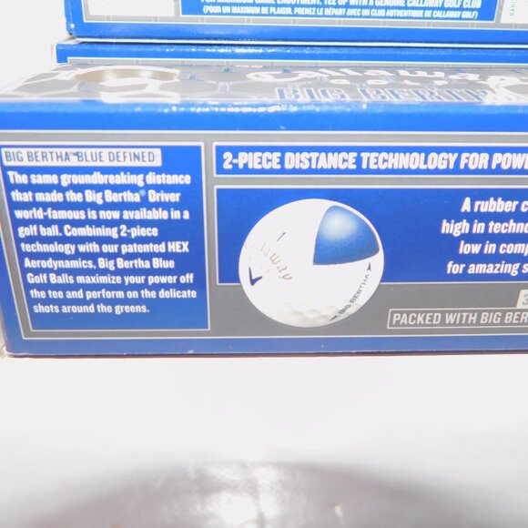 Callaway Big Bertha Blue Golf Balls NEW 3 Sleeves with 3 Balls each 9 Total - Picture 5 of 6